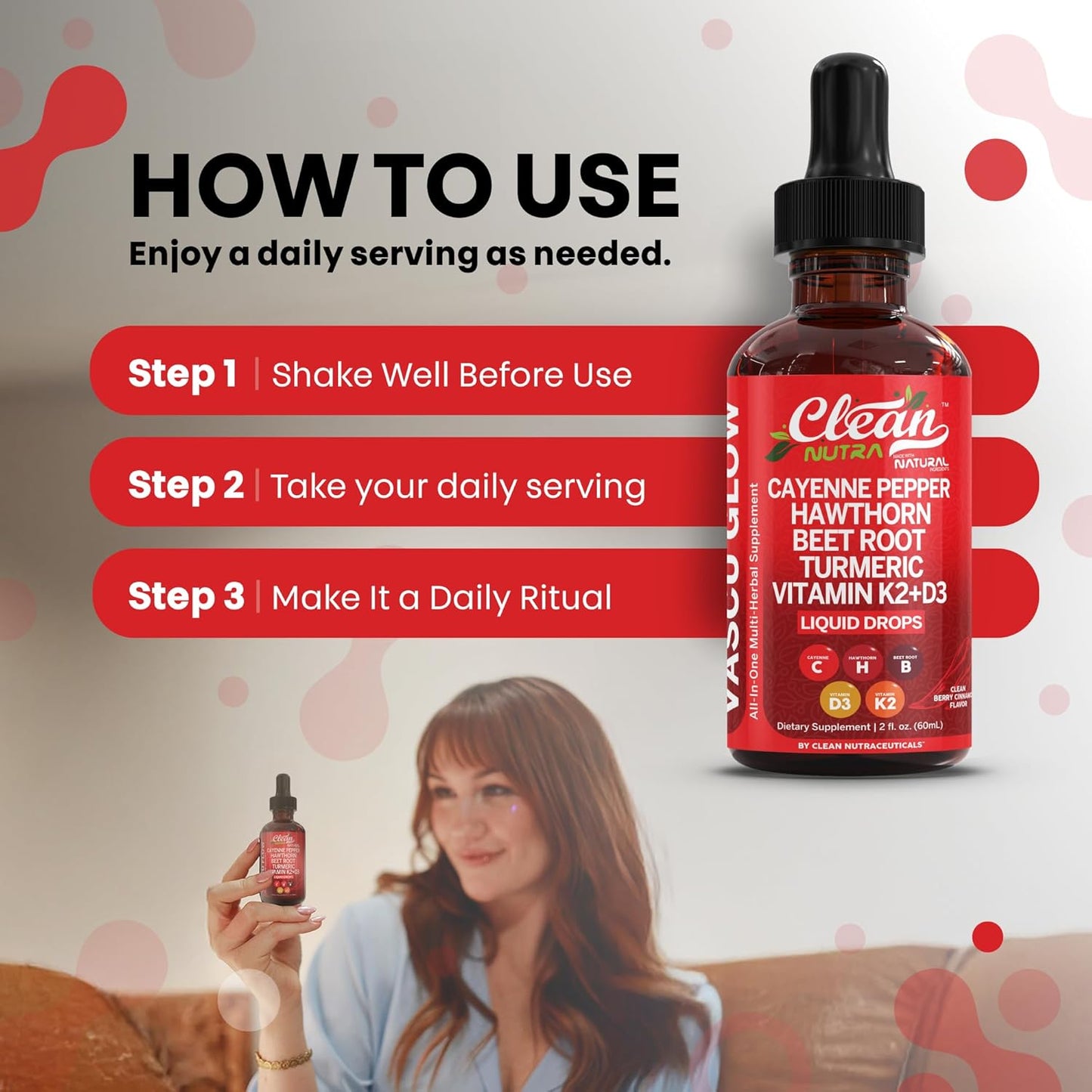Cayenne Pepper Supplement Liquid Drops