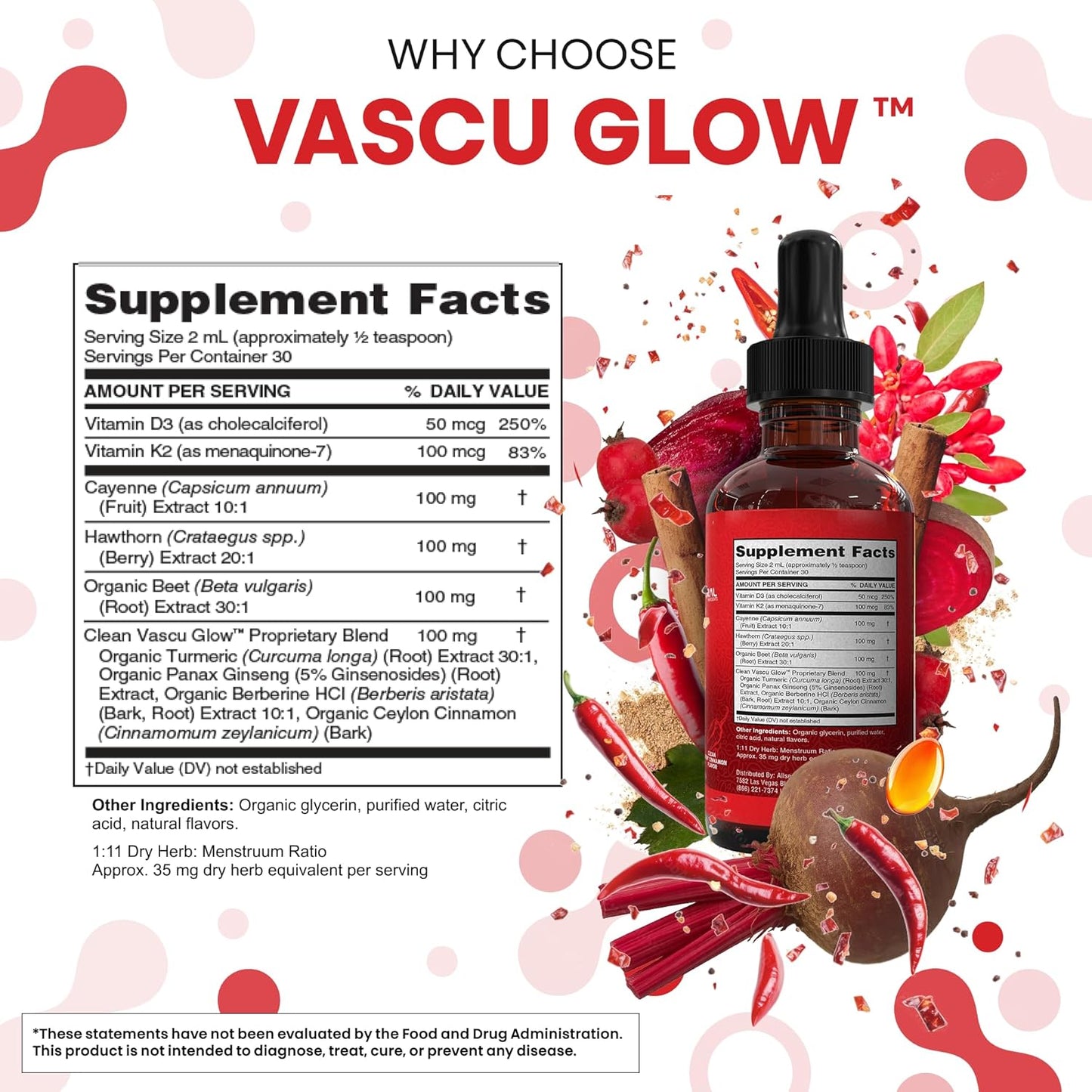Cayenne Pepper Supplement Liquid Drops